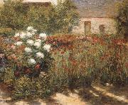 John Leslie Breck Garden at Giverny Norge oil painting reproduction